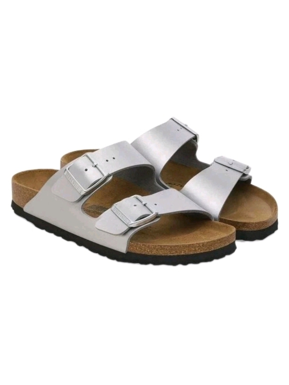 Birkenstock Arizona Birko Flor Sandal in Patent Narrow Width Kids Sz 3